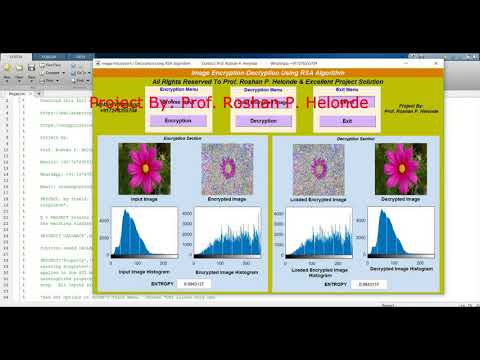 RSA Based Image Encryption and Decryption Using Matlab Source Code