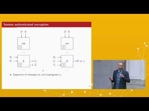 Lecture: Permutation-based cryptography (Joan Daemen)