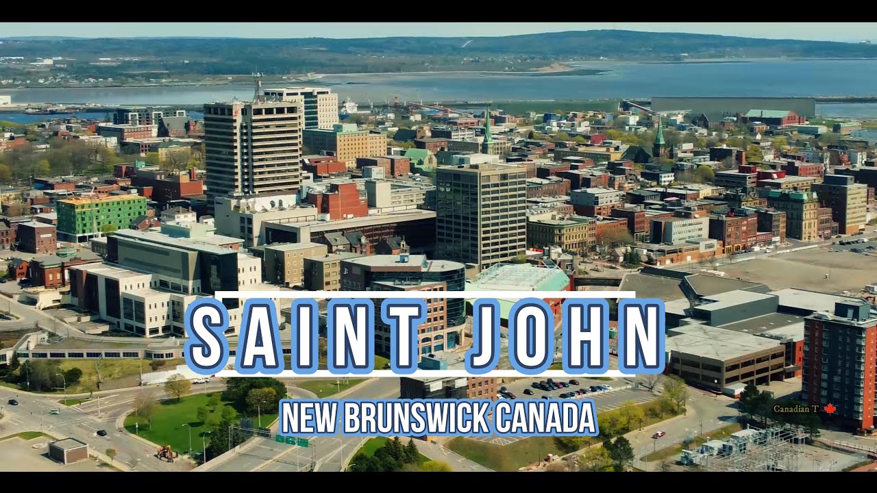 Saint John, NB in Stunning 4K Drone Footage
