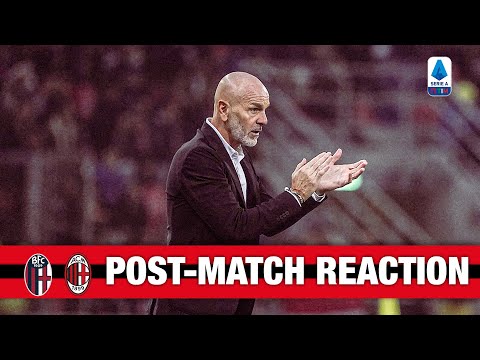 Coach Pioli and Ballo-Touré | Bologna v AC Milan | Post-match reactions
