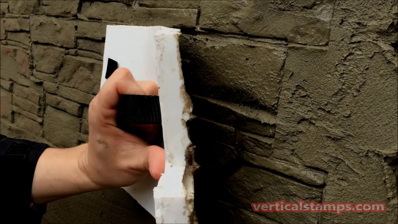 DIY Vertical Stamped Concrete with Silicone Mat for Stunning Garden & Home Decor 🌿