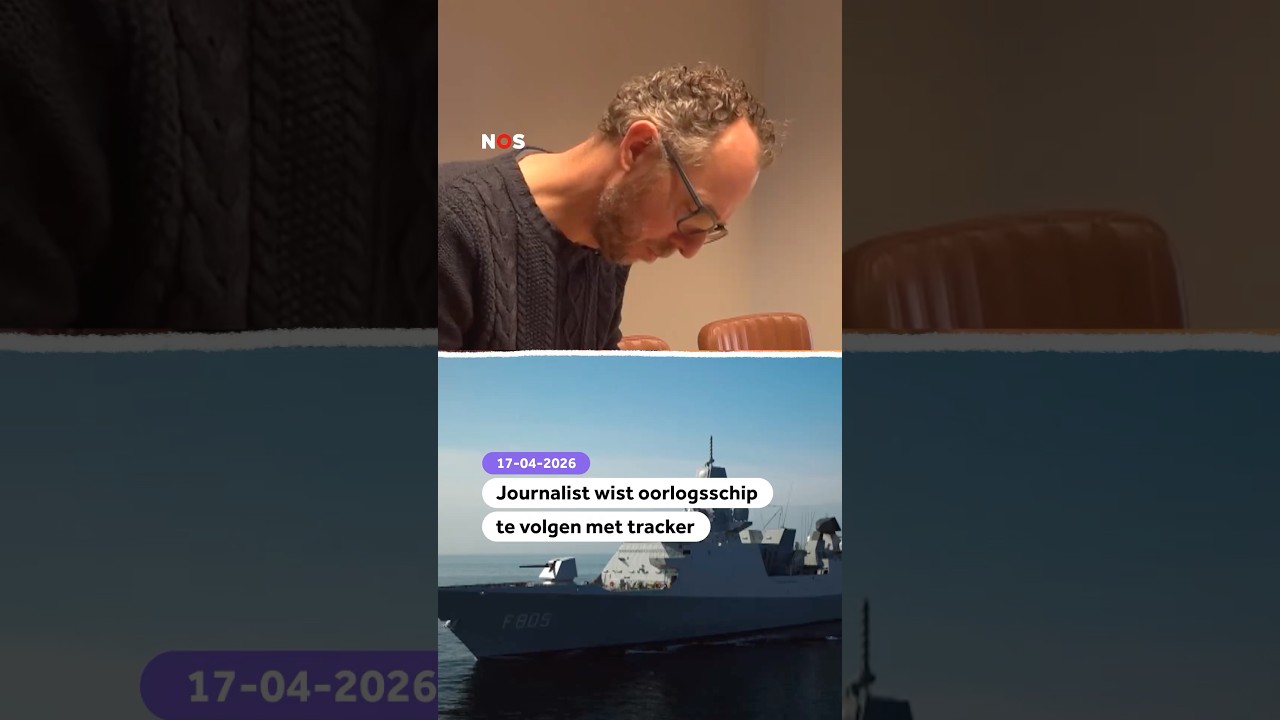 Journalist volgt oorlogsschip met tracker 🛰️