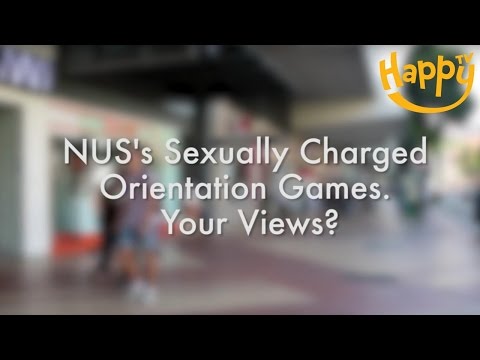 NUS's Sexually-Charged Orientation Games | Street Talk | Happy-TV