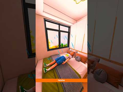 Brother Built A Beautiful Luxury Bedroom For Her Daughter Sana || 3D Animation By FactoFun #shorts