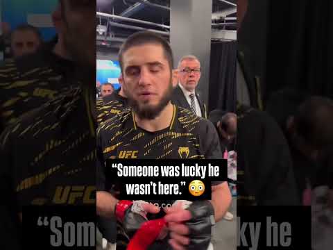 Islam seemingly sends a message to Arman 👀 #UFC311