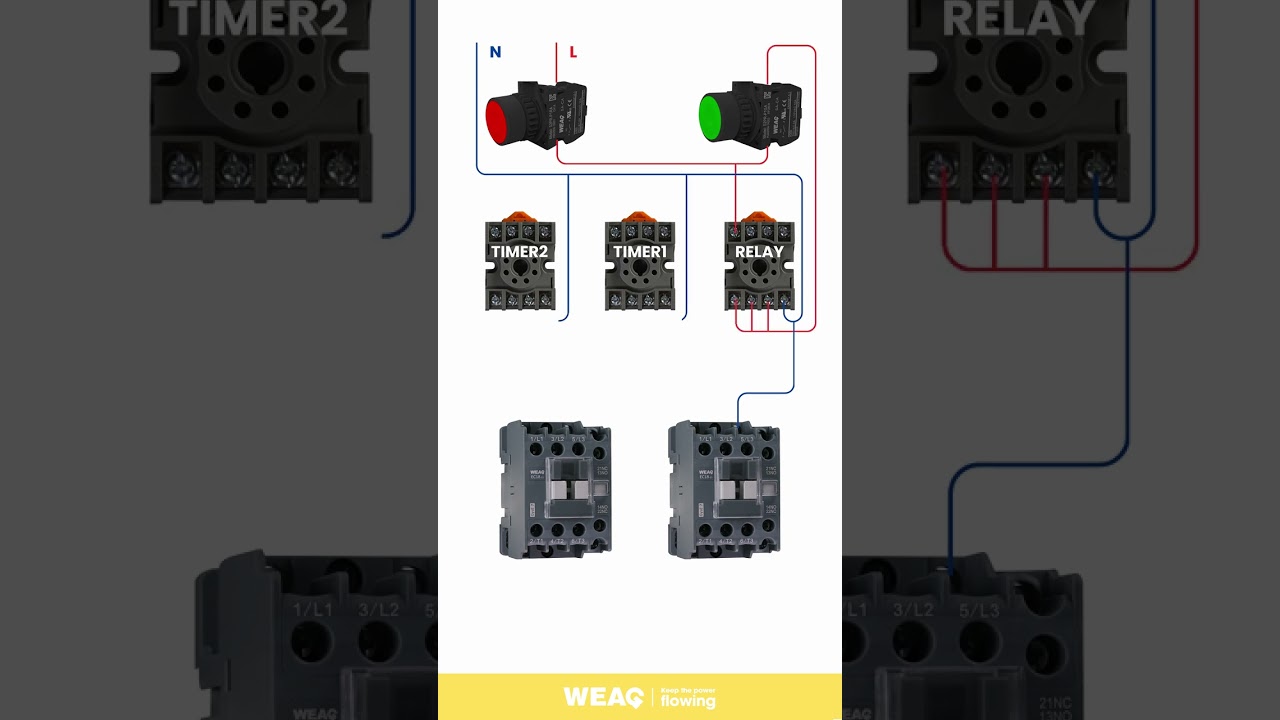 Auto Reverse & Forward Control Circuit Diagram 🔄
