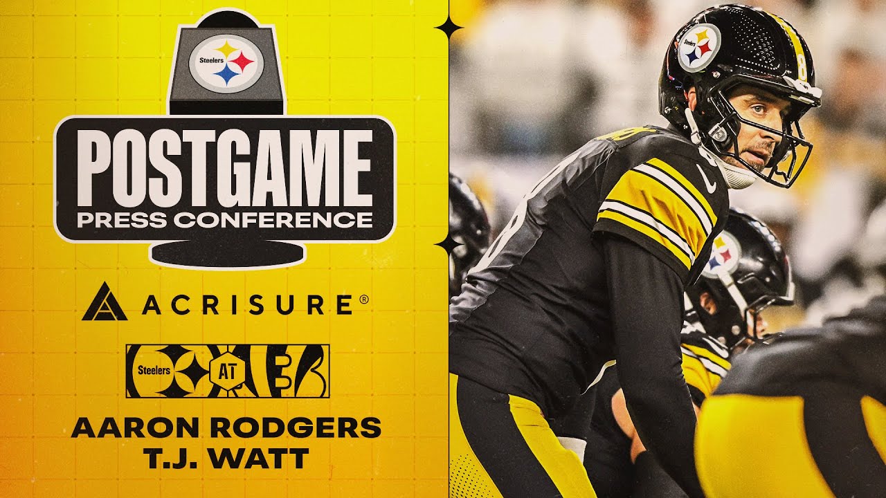 Aaron Rodgers & T.J. Watt Share Insights After Steelers vs. Bengals Week 7 🏈
