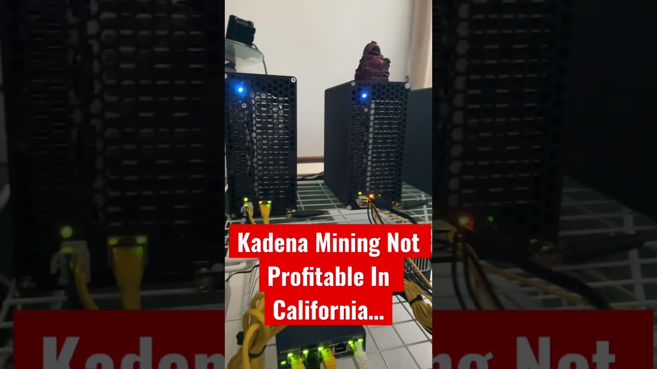 Kadena Mining Profit in California with KD Box Pro 💰