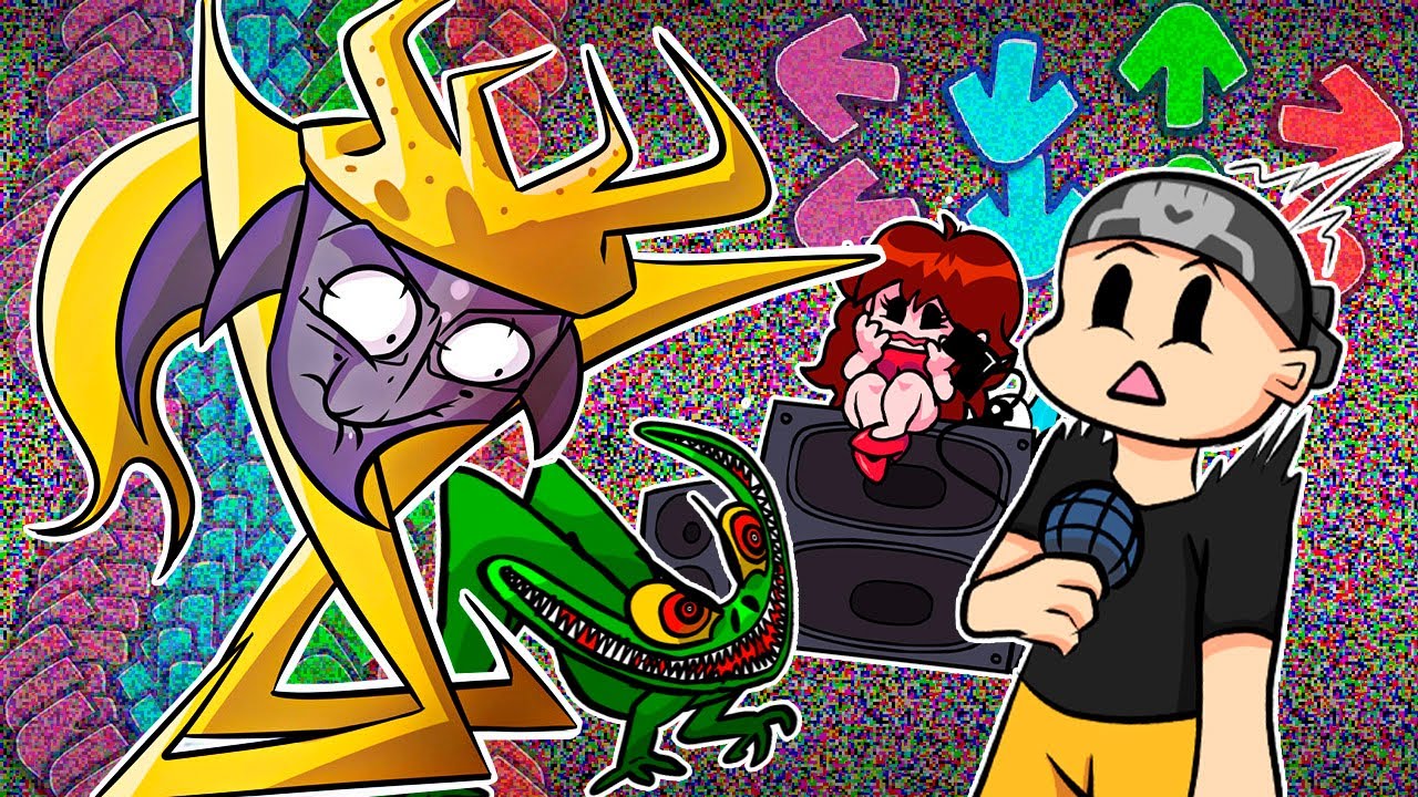 Обзор и прохождение Friday Night Funkin' vs. StareCrown мод на русском