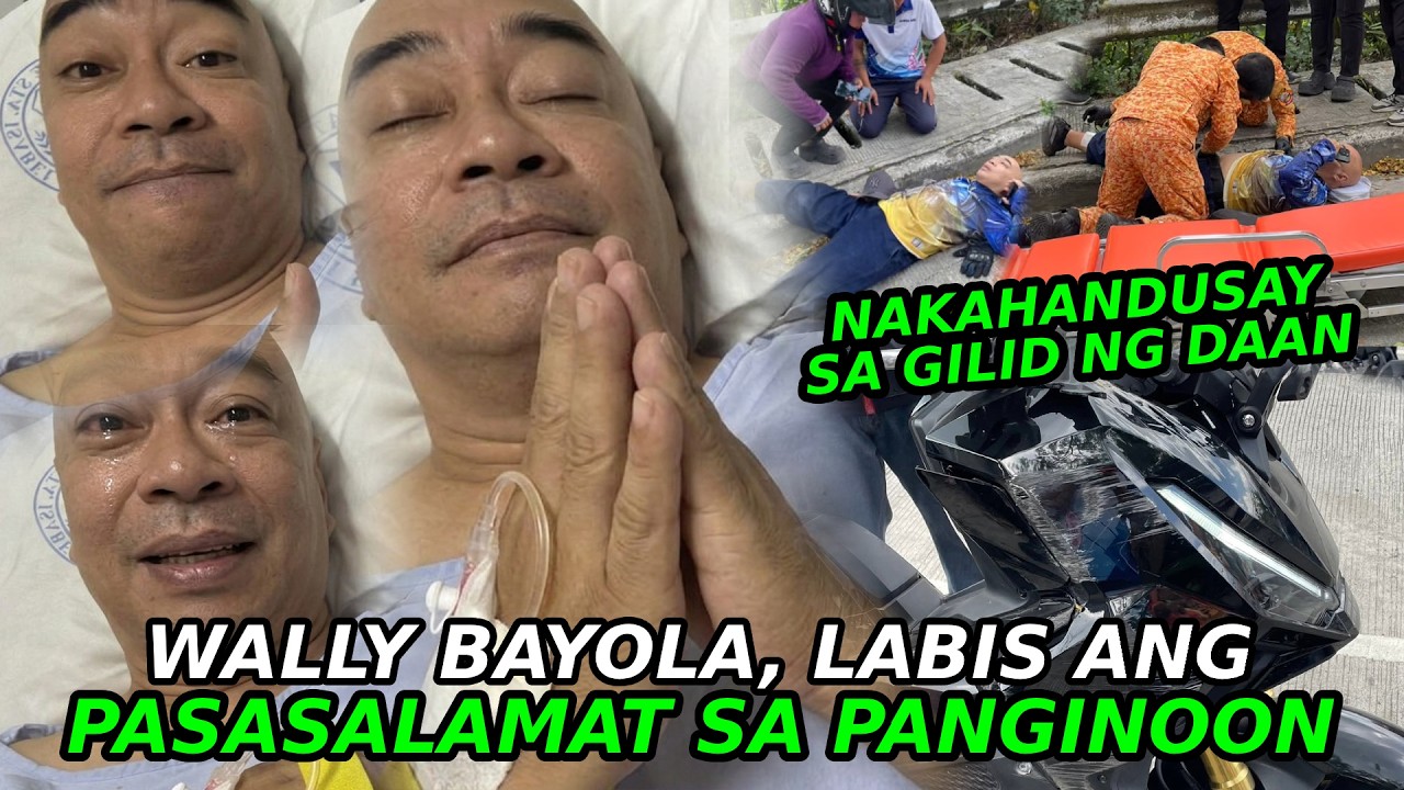 Wally Bayola Thanks Fans Amid Motorcycle Accident 🙏