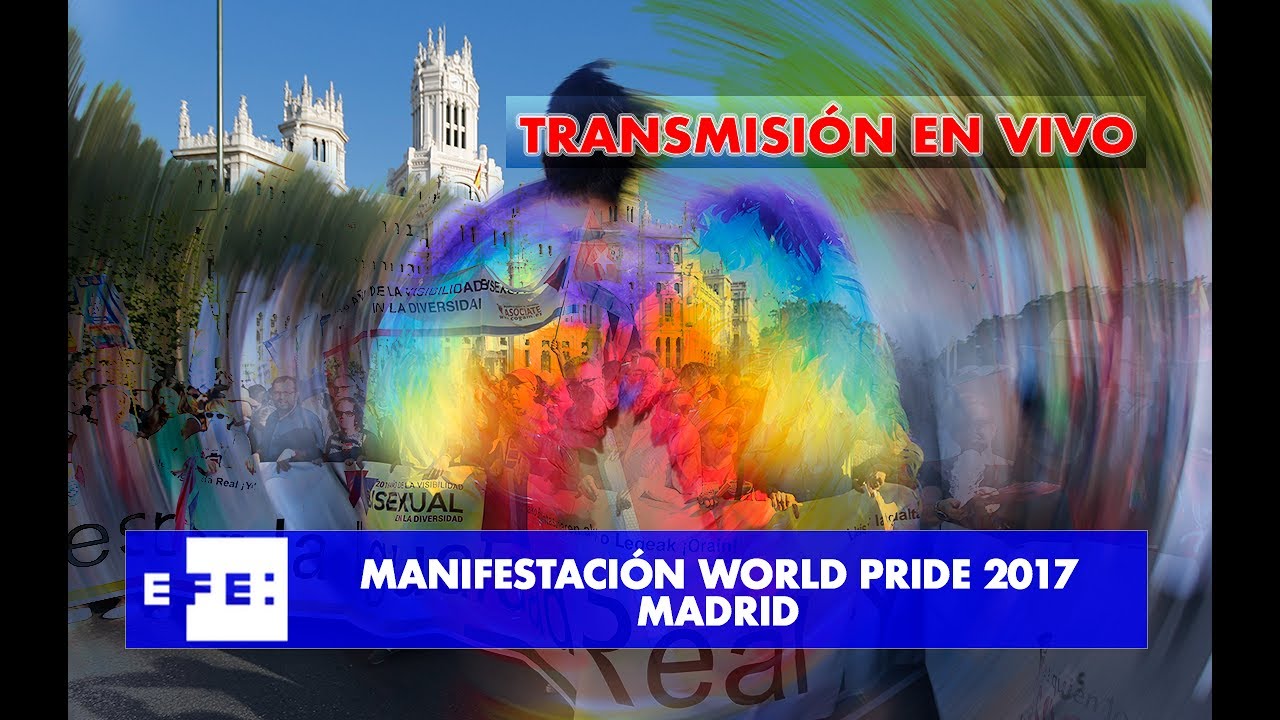 Marcha del Colectivo LGTB en Word Pride 2017 Madrid
