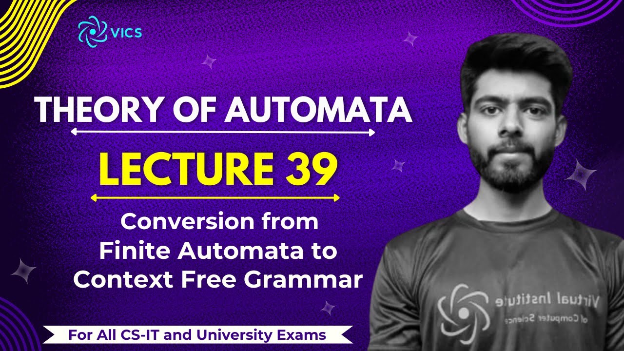 39- FA to CFG Conversion | Automata Theory Explained