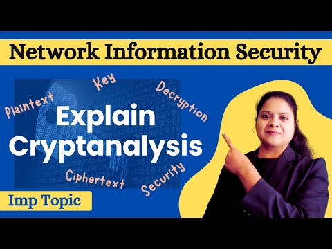 Explain the term Cryptanalysis| NIS| Important Concept| Cryptography| Security| Padho Engineering