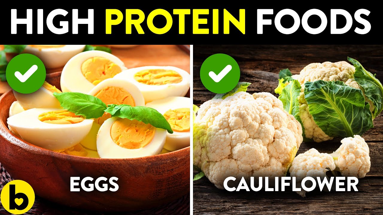 Top 20 Protein-Rich Foods to Eat Daily 🍽️