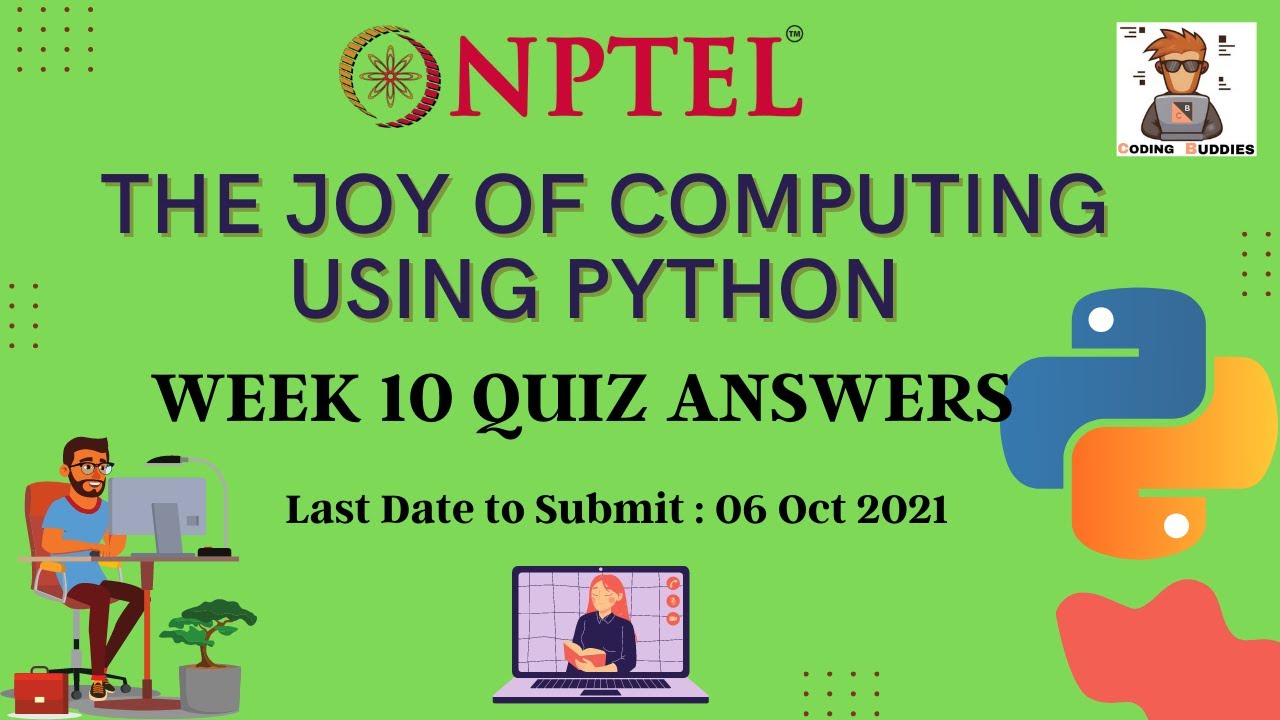 Python Week 10 Quiz Answers | NPTEL Course 📚