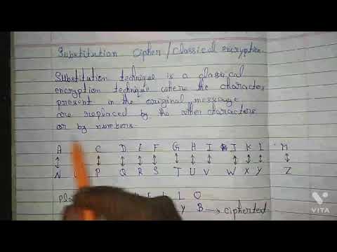 substitution cipher in hindi / Transposition technique in cryptography || #mscoder