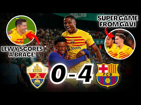 BARÇA CRUSHES ELCHE IN THE WARM-UP FOR THE CLASICO‼️