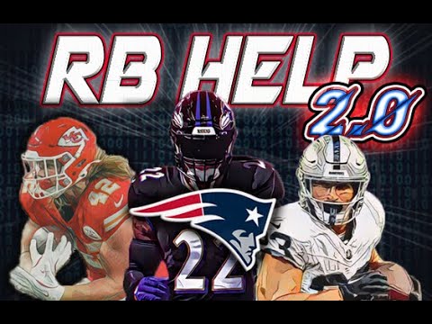 Finding Running Back Help 2.0 New England Patriots Roster Analysis