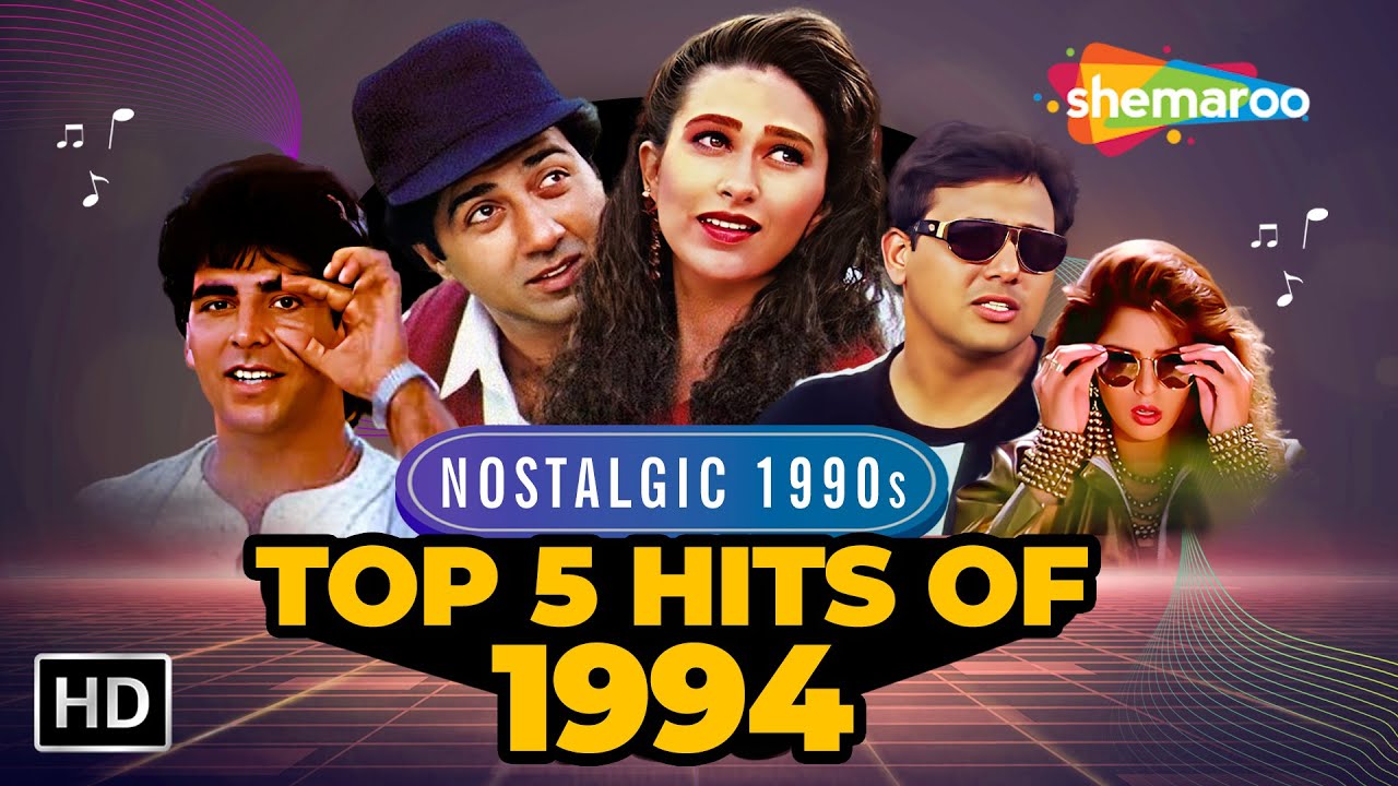 Superhit 90s Hindi Pop Songs | Top Bollywood Superhit Hindi Songs of 1994 | All-Time Hit Songs