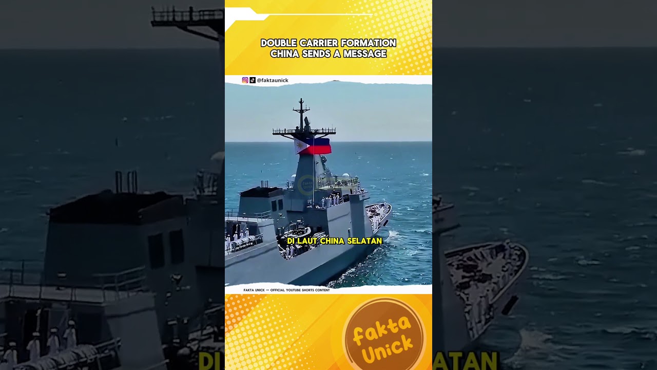 China Kirim Dua Kapal Induk ke Laut China Selatan 🇨🇳