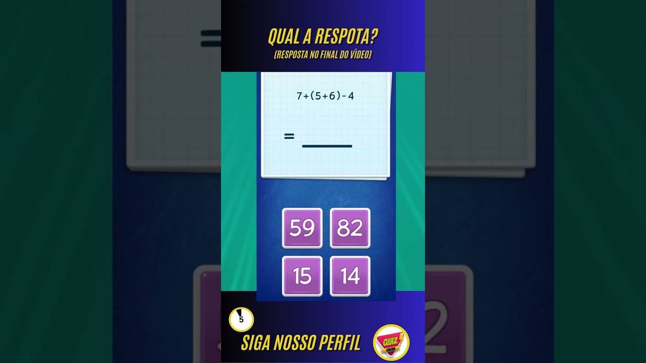 Desafie sua mente com nosso quiz de matemática! 🧠