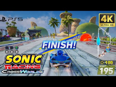 30+ Min of New Sonic Racing: Crossworlds Gameplay on PS5 🎮