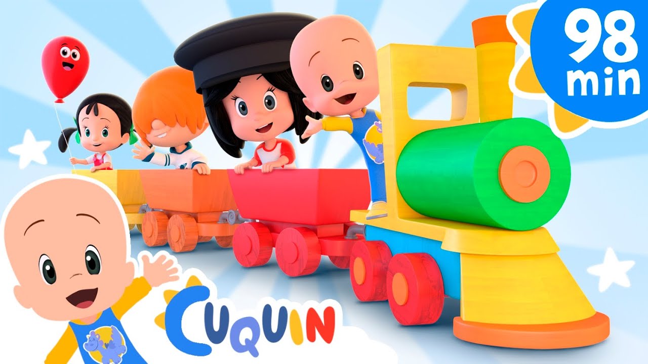 El tren de arcoíris y otras canciones infantiles con Cleo y Cuquín