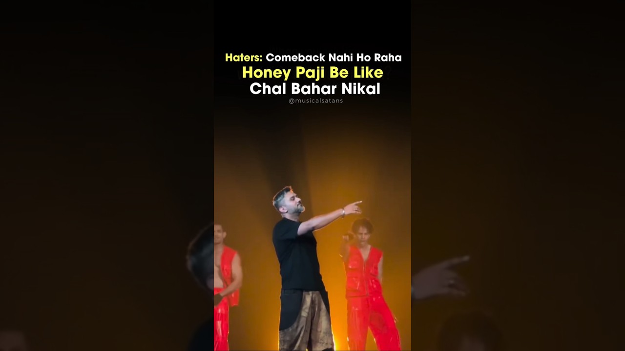 Honey Singh's Epic Comeback at Mumbai Concert π€