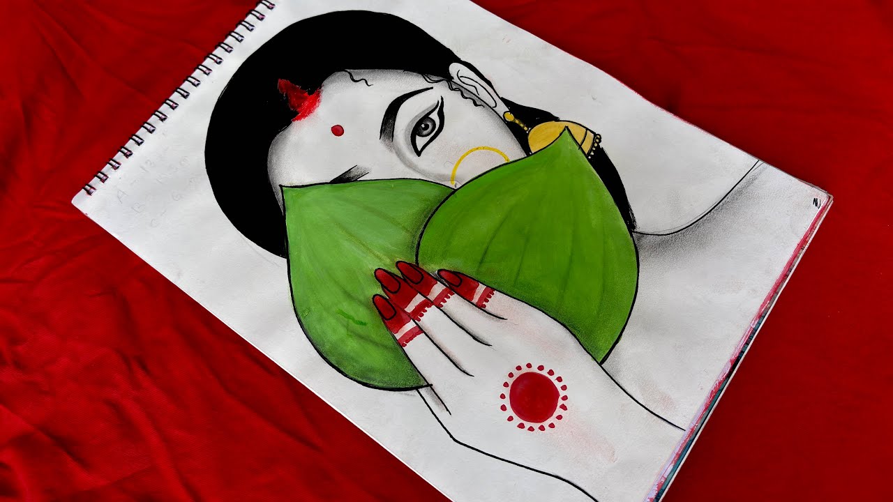 Step-by-Step Guide to Drawing a Bengali Bride 🎨