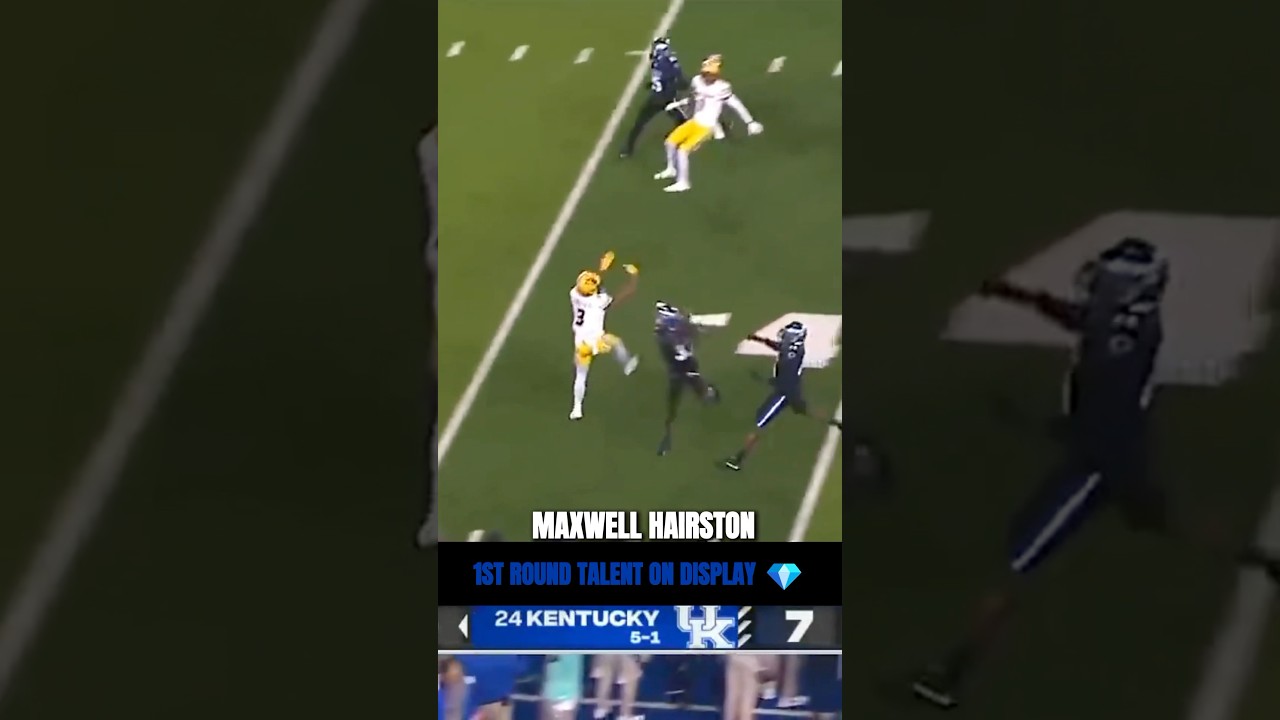 Maxwell Hairston Runs a 4.28 and Makes Plays Like This!
