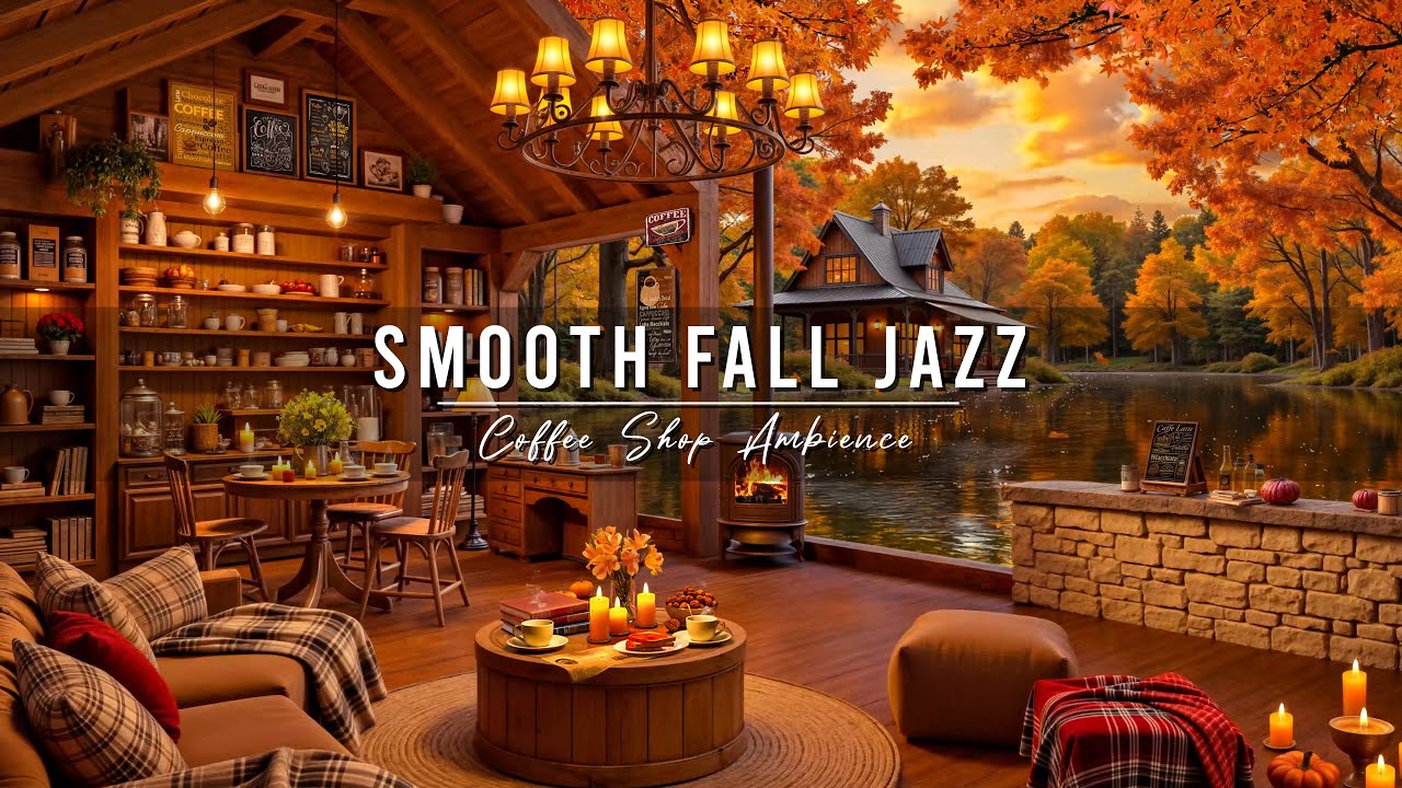 Lakeside Fall Jazz ☕ Cozy Coffee & Relaxing Tunes