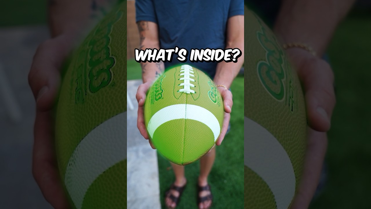 Inside a Football: What's Hidden Beneath? 🏈
