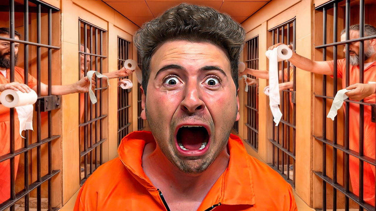 Passei a Noite na Prisão de Papelão 😱