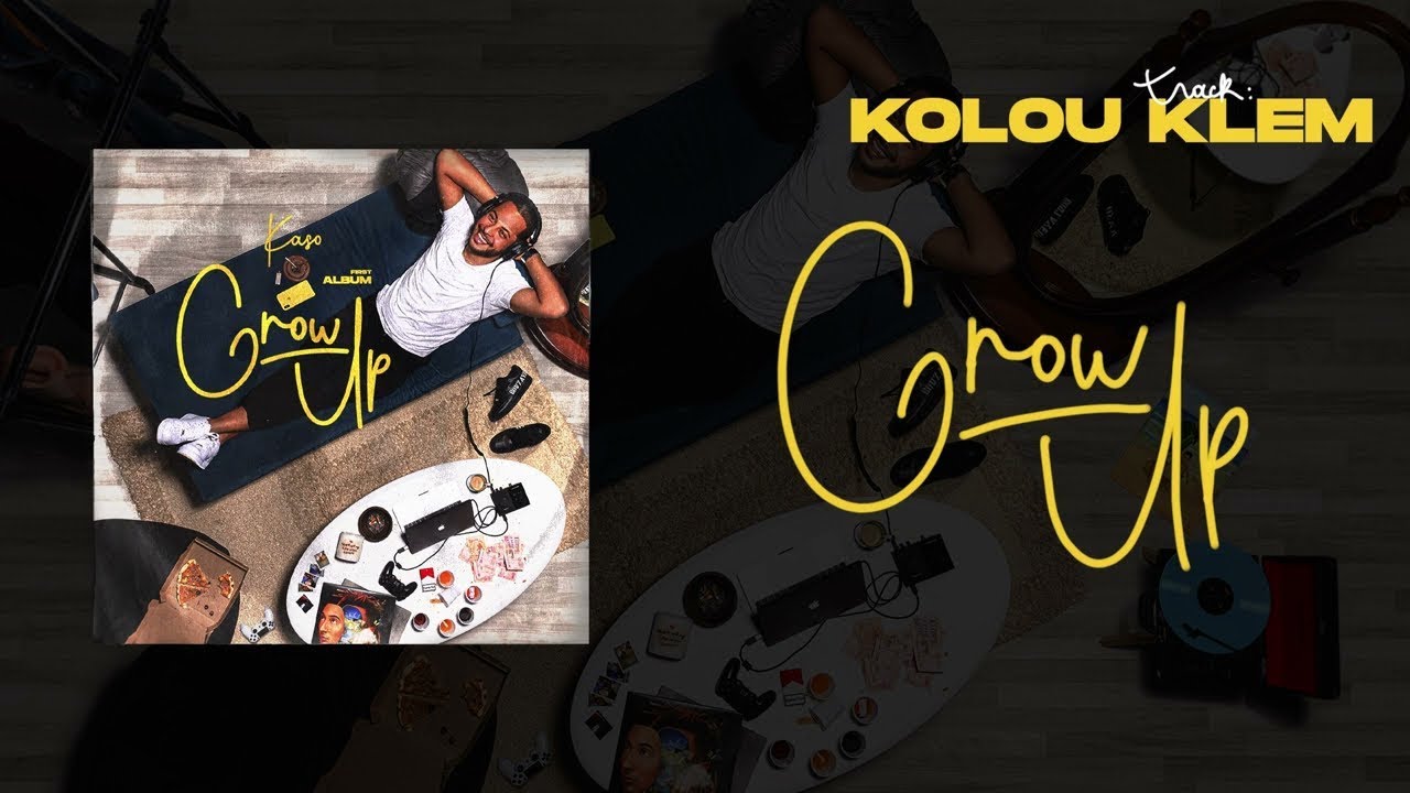 KASO - Lkolou Klem 🎶 Official Lyrics Video from 'Grow Up' Album