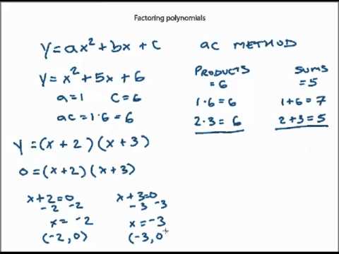Factoring quadratic equations usning the ac method.mp4
