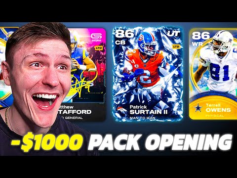 I Spent $1000 on the GREATEST Packs in MUT History!