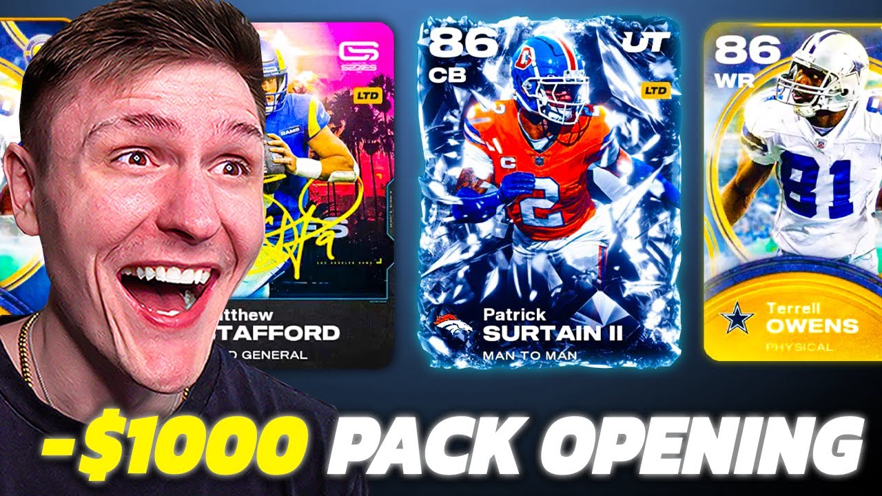 My $1000 Pack Opening in Madden 26 Ultimate Team