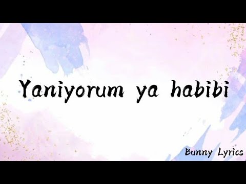 Yaniyorum Ya Habibi (TikTok) Song lyrics