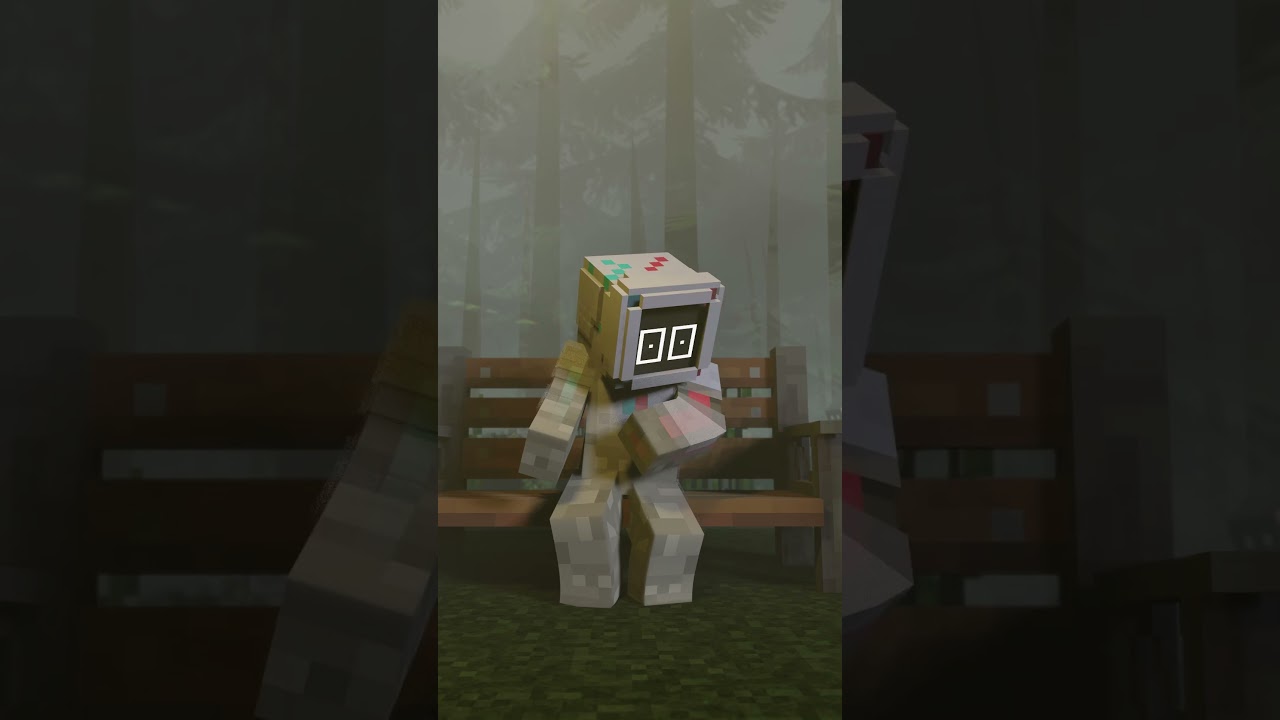 The Stone Bench Loop 🪑 || Minecraft Animation #animation #loop