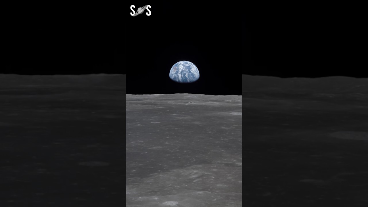 Real Footage of Earth from the Moon 🌍