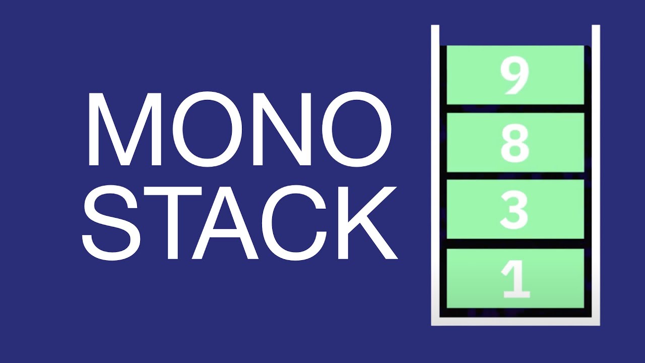 Monotonic Stack & Queue Explained π§