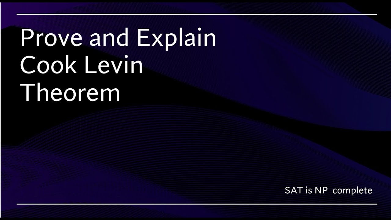 Understanding and Proving the Cook-Levin Theorem in Computational Complexity 🖥️