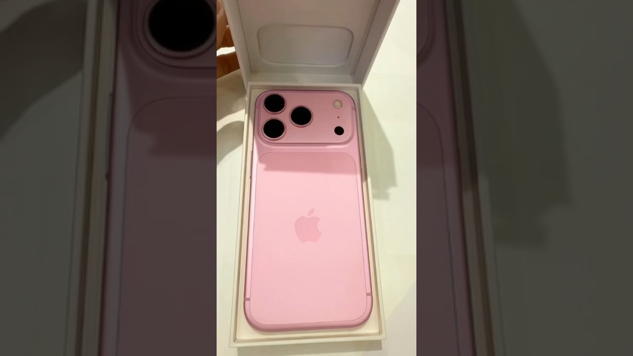 iPhone 17 Pro Max Pink — Elegance Unboxed