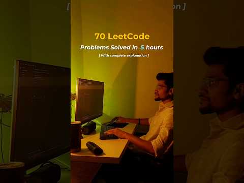 70 LeetCode Problems Solved in 5 hours | Free Resources | Charan_techstudio