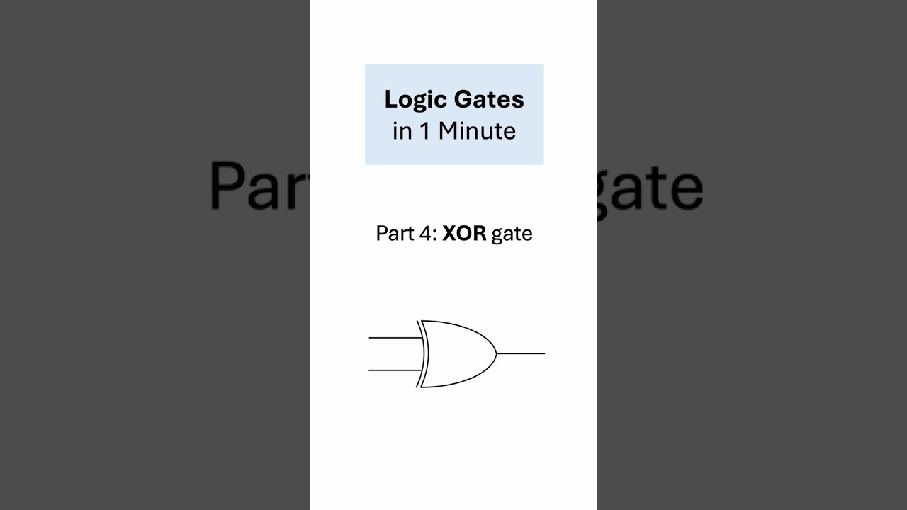 Understanding the XOR Logic Gate: Key Concepts in Electrical & Computer Engineering 🔍