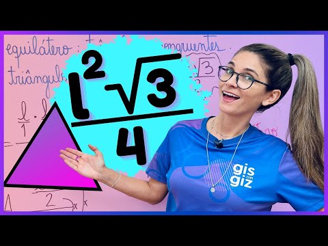 ÁREA DE TRIÂNGULO EQUILÁTERO