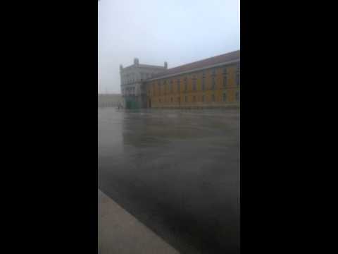 Chuva forte em Lisboa