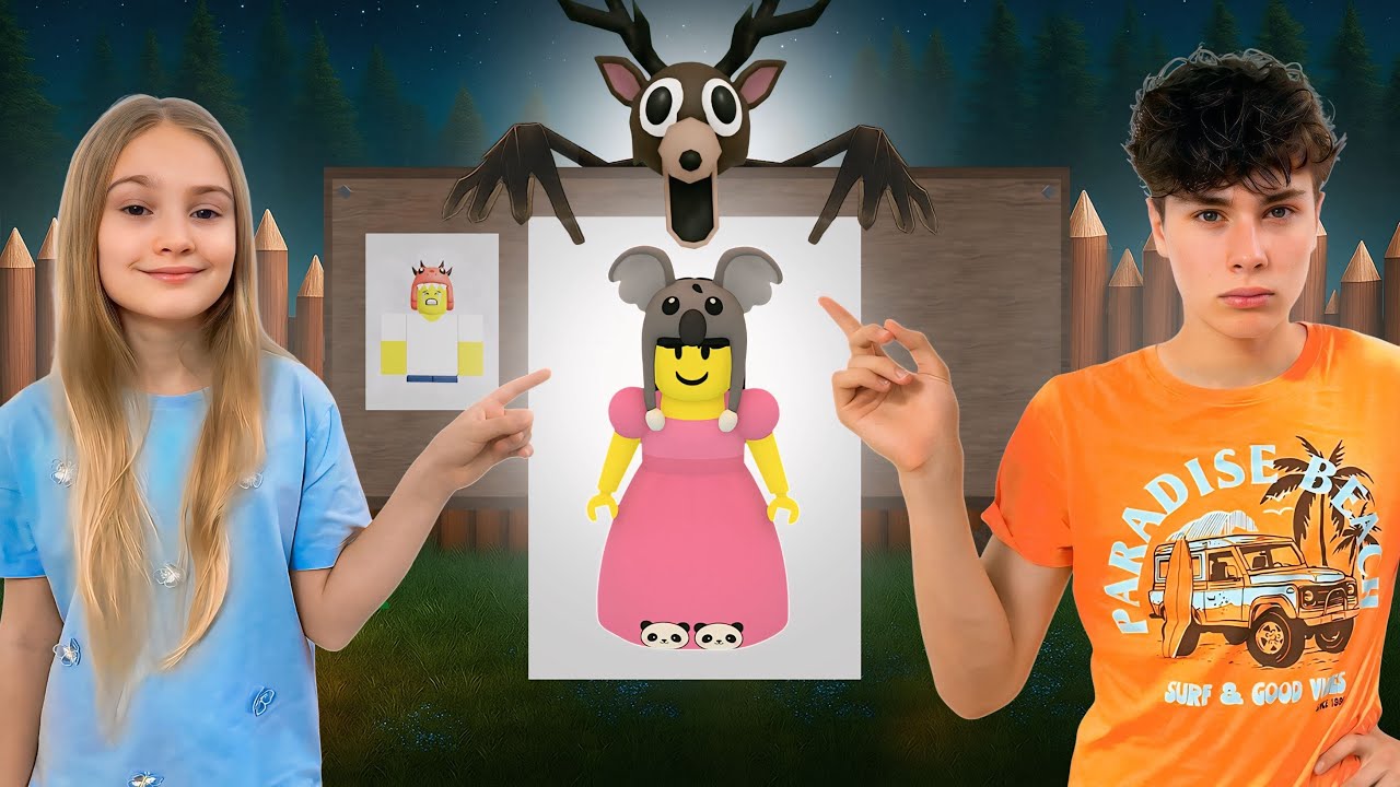 Девочки против Парней в Roblox 99 Ночей: Реальная жизнь, 6 серия 🎮