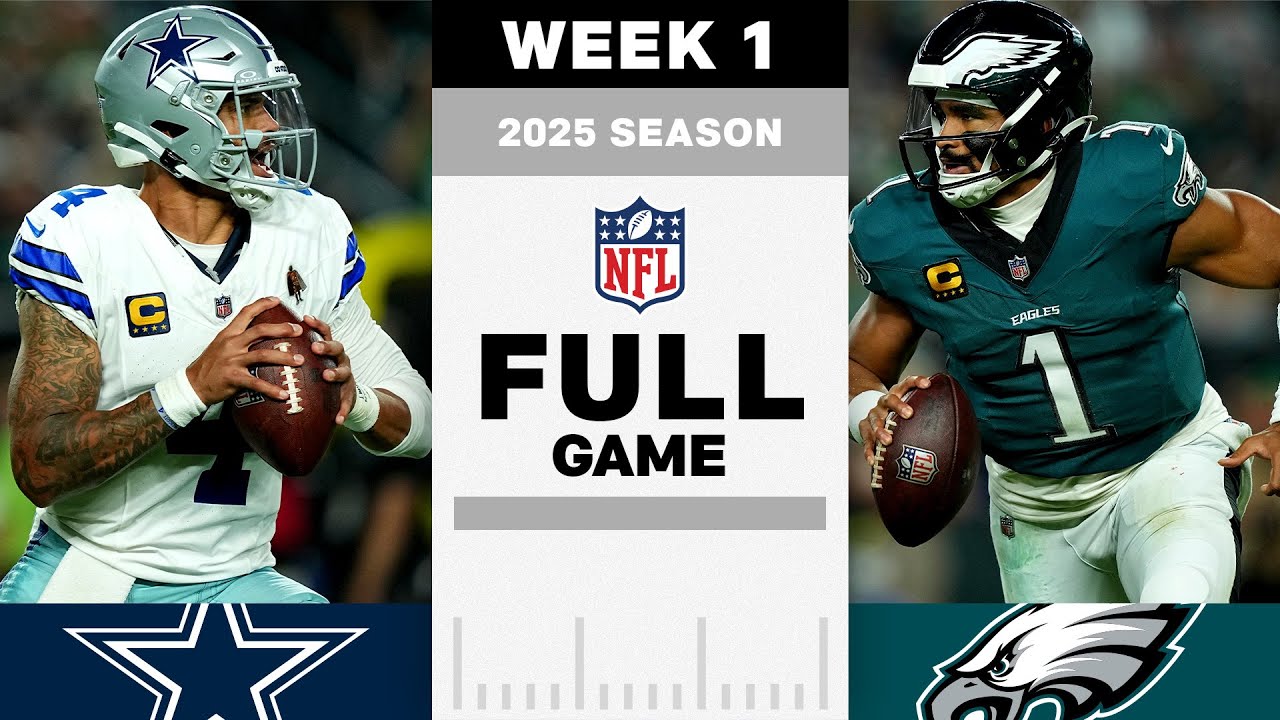Dallas Cowboys vs. Philadelphia Eagles | Full Game Replay | NFL Week 1 2025 ๐