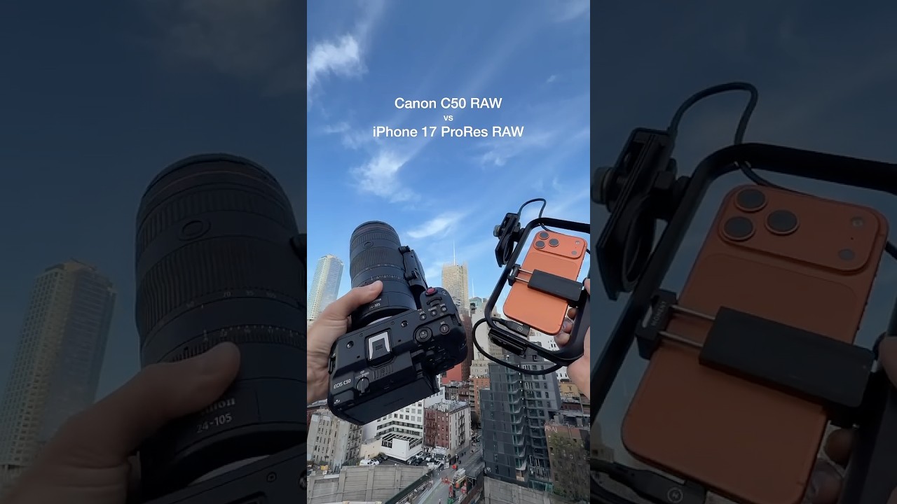 Canon C50 vs iPhone 17 Pro: Camera Showdown 📱
